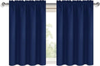 DWCN Short Curtains for Bathroom Windows 36 inches Length 2 Panels Set - Image 9