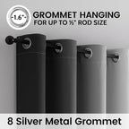 SimpleHome Ombre 100% Blackout Curtains - Image 3