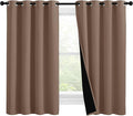 NICETOWN Bedroom Full Blackout Curtain Panels, Super Thick Insulated Window by NICETOWN
