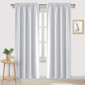 DWCN White Curtains for Living Room Thermal Insulated, Energy Saving & Noise by DWCN