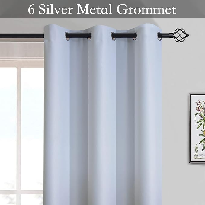 SimpleHome Ombre Curtains 42 x 63 Inch - Image 2