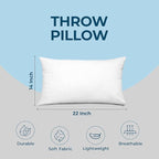 Utopia Bedding Throw Pillows – 14 x 22 Inches Down Alternative Pillows - Image 3