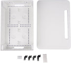 9" in-Wall Media Box in Wall Cable Management Kit Recessed TV Outlet & Network Enclosure Compatible with Roku, Apple TV, Fire Stick, Fits 16" Stud Bay