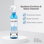 Wood Polish, Glass Cleaner and Microfiber Towel Bundle, Furniture Care Kit