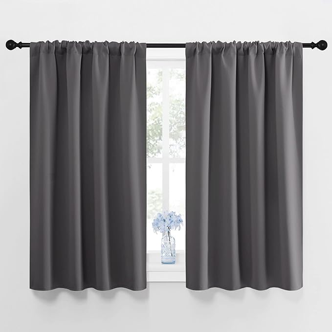 NICETOWN Grey Window Curtains for Bedroom by NICETOWN
