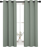 NICETOWN Bedroom Curtain Panels Blackout Draperies, Thermal Insulated Solid - Image 2