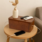 Extra Large Cable Management Box, Power Strip & Cord Hider, Desk Organizer
