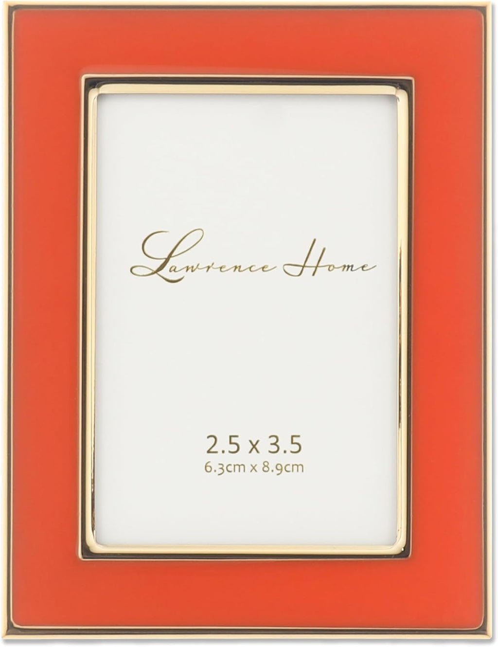 Lawrence Frames Metal Frame, Polished Enamel, Ivory, 5x7