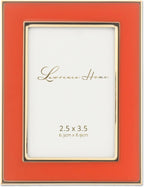 Lawrence Frames Metal Frame, Polished Enamel, Ivory, 5x7