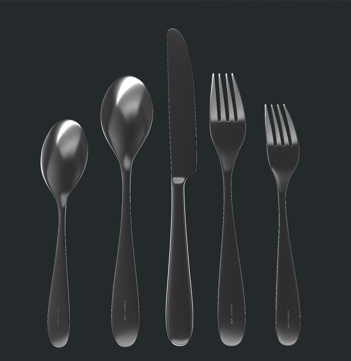 Danialli Silverware Set for 8, 18/10 Stainless Steel (40-Piece, Fidenza)