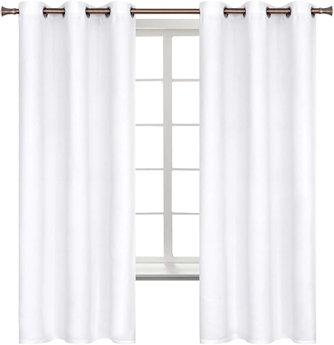 BGment Room Darkening Curtains 63 Inches Long by BGment