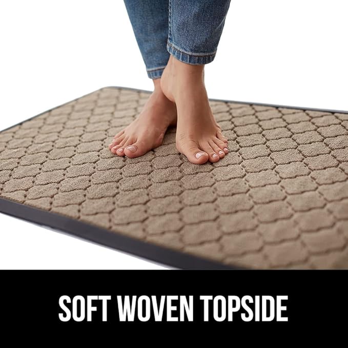 GORILLA GRIP 100% Waterproof All-Season WeatherMAX Doormat US Designed Natural - Image 7