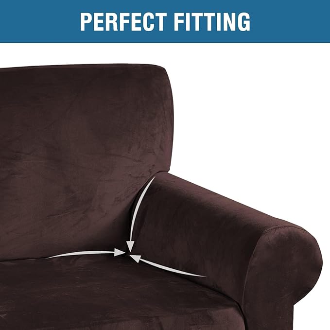 H.VERSAILTEX Stretch Velvet Sofa Covers - Image 4