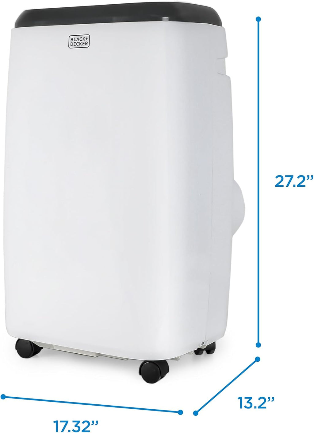 BLACK+DECKER Portable Air Conditioner, 7,500 BTU, BPT05WTB, White