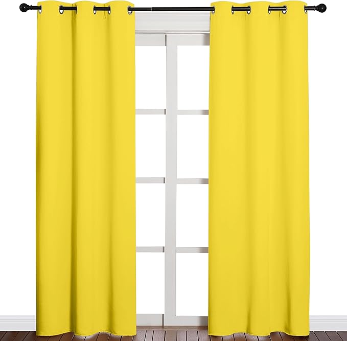 NICETOWN 84 inches Curtains for Office and Theater, Thermal Insulated Solid - Image 2