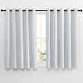 NICETOWN Greyish White Room Darkening Curtains by NICETOWN