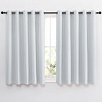 NICETOWN Greyish White Room Darkening Curtains by NICETOWN