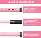 AceMining 1 Pack Sliding Door Security Bar, Patio Door Lock, 20-50 in, Pink