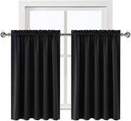 DWCN Short Black Blackout Curtains - Image 8