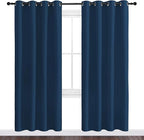 NICETOWN Moroccan Blue Blackout Curtains 78" Long, 2 Pieces - Image 2