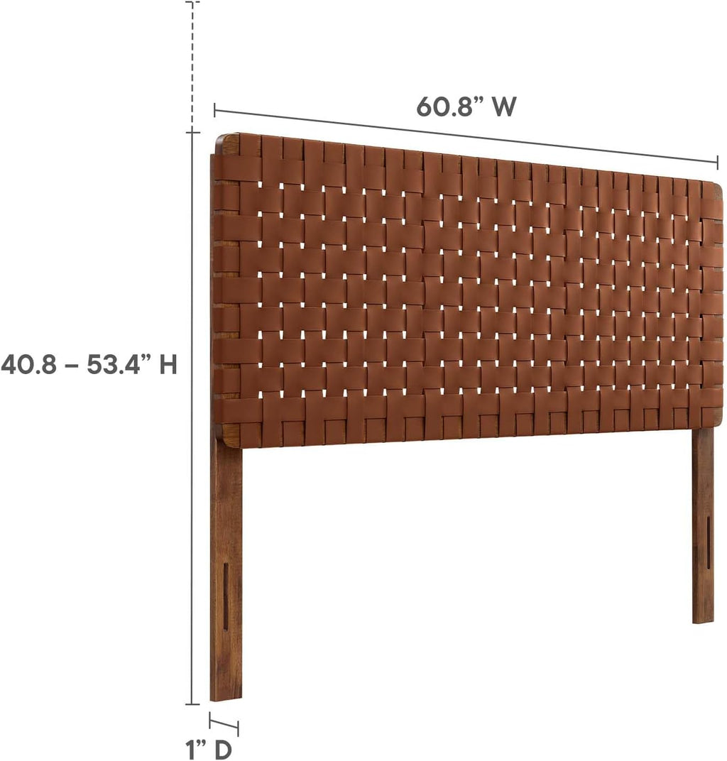 Modway Sparta headboards, Queen, Walnut Brown