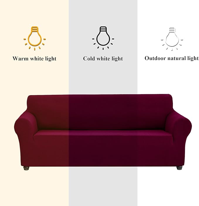 Joccun Christmas Stretch Couch Cover Slipcovers, 1-Piece Sofa Covers - Image 3