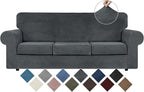 WEERRW 4 Pieces Velvet High Stretch Couch Covers by WEERRW