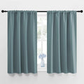 NICETOWN Greyish Blue Blackout Curtains Panels by NICETOWN