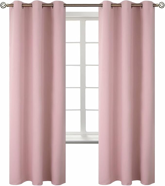 BGment Room Darkening Curtains 72 Inches Long by BGment