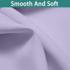 Yakamok Full Blackout Curtains 45 Inches Long, 2 Thick Layers Grommet Top - Image 7