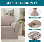 Turquoize 2 Piece Chair Covers Chair Slipcovers - Image 4