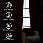 MIULEE Velvet Curtains 96 inches - Image 4