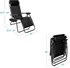 Best Choice Products Zero Gravity Chair Recliner, Black