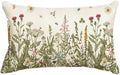 AVOIN colorlife Wildflowers Fall Throw Pillow Cover, 12 x 20 Inch Flower by AVOINcolorlife