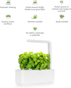Click & Grow Smart Garden 3 Indoor Herb Garden Kit with Grow Light, Sage