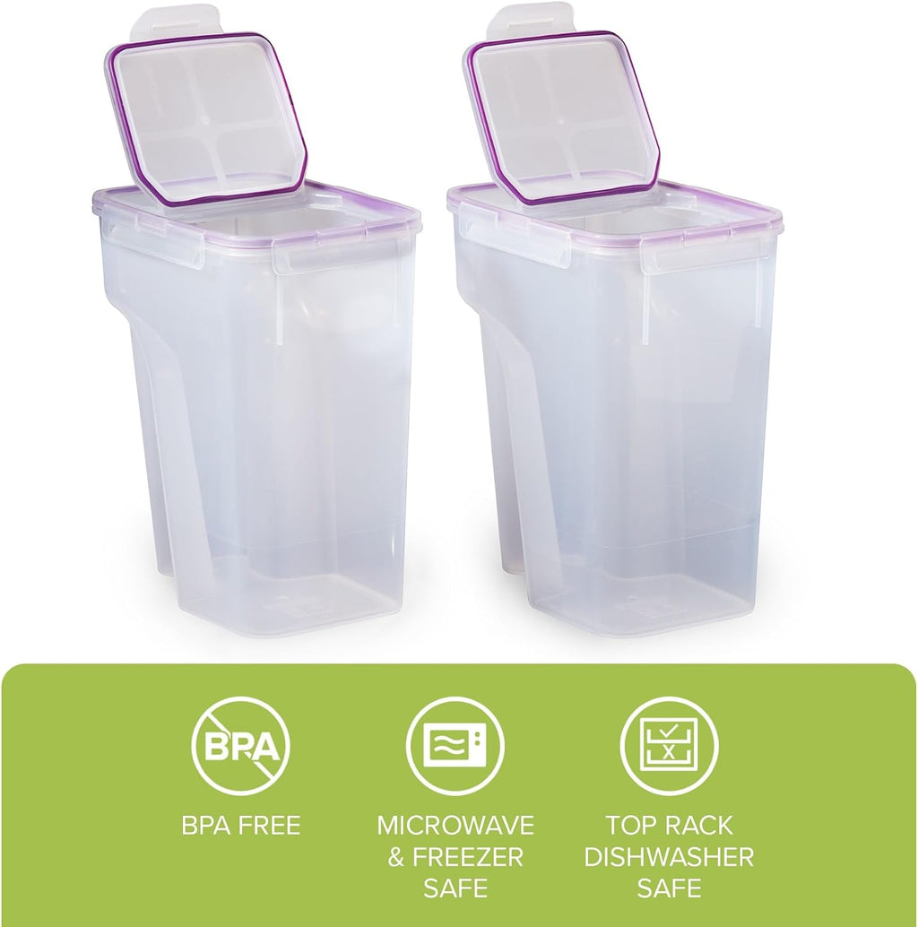 Snapware Airtight 2-Pack (22.8 Cup) Cereal Dispenser Storage Containers