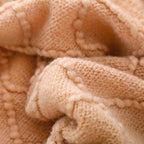 BOURINA Orange Throw Blanket 60x80 Inches Throw Textured Solid Soft Sofa Throw - Image 5