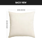 AVOIN colorlife Home Sweet Home Spring Summer Flowers Yellow Throw Pillow Covers - Image 6