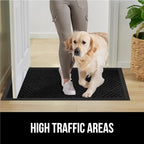 GORILLA GRIP 100% Waterproof All-Season WeatherMAX Doormat US Designed Natural - Image 6