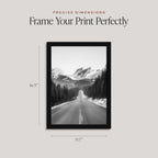 Americanflat A3 Picture Frame with Shatter-Resistant Glass - 11.7x16.5 Frame with Engineered Wood - Signature Collection - A3 Frames for Wall Display - Black