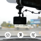 EBOOT 500 Pieces Adhesive Cable Clips Wire Clips Cable Wire Management Wire Cable Holder Clamps Cable Tie Holder for Car, Office and Home