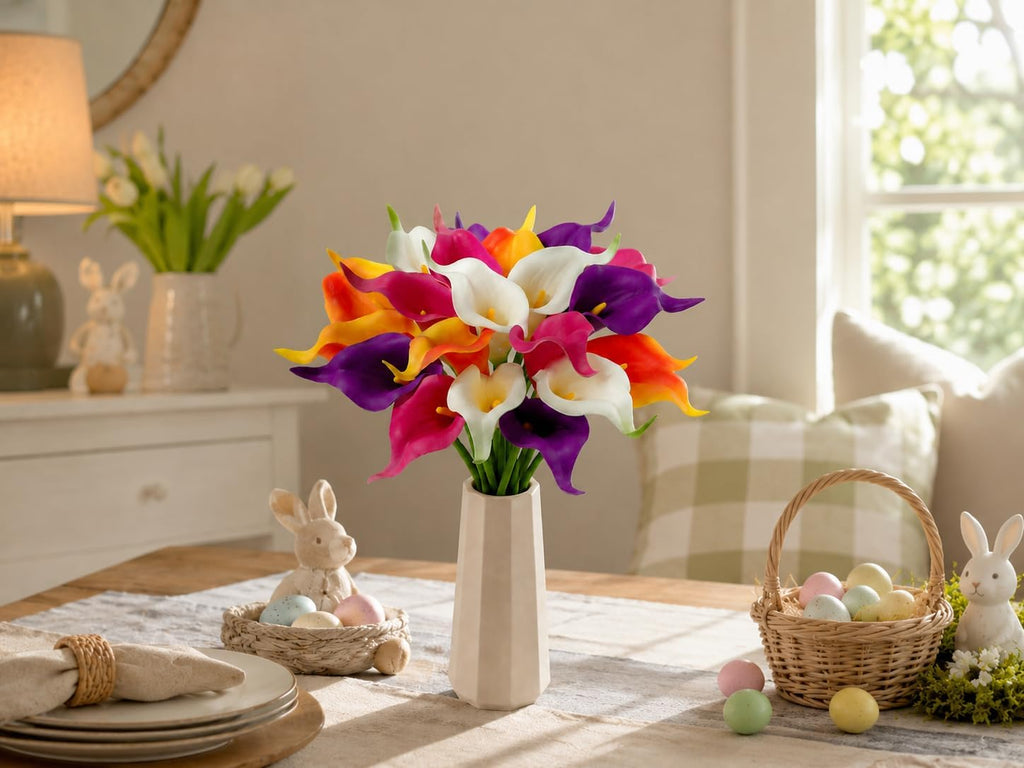 Mandy's 20pcs Colorful Calla Lily Artificial Flowers