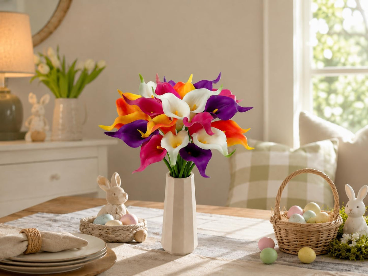 Mandy's 20pcs Colorful Calla Lily Artificial Flowers