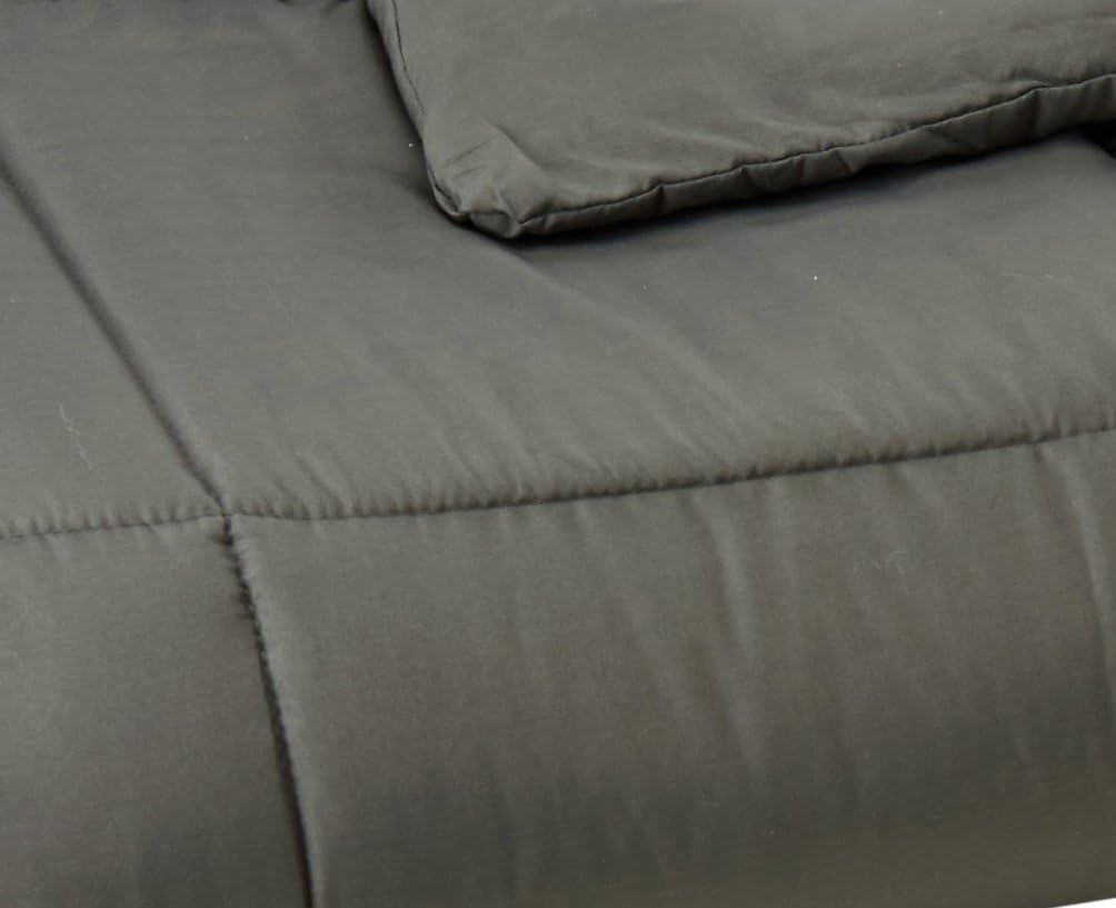 Sweet Home Collection White Goose Down Alternative Comforter, King, Gray