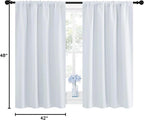 NICETOWN Greyish White Window Curtain Panels - Image 10