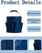 Cleaning Caddy with Handle, for Cleaning Supplies Organizer Bucket