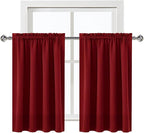 DWCN Burgundy Blackout Curtains - Image 9