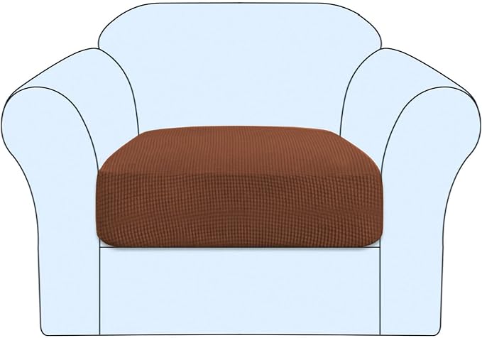 H.VERSAILTEX Stretch Couch Cushion Covers Individual Seat Sofa Chair Slipcovers by HVERSAILTEX