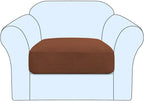 H.VERSAILTEX Stretch Couch Cushion Covers Individual Seat Sofa Chair Slipcovers by HVERSAILTEX