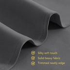 NICETOWN Bedroom Blackout Draperies Panels, Three Pass Microfiber Noise - Image 4